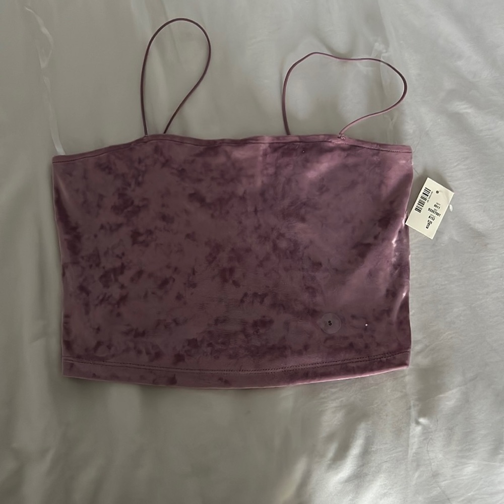 aero velvet tank top